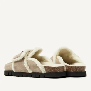 Outlet Teddy Fur Women Slip-On