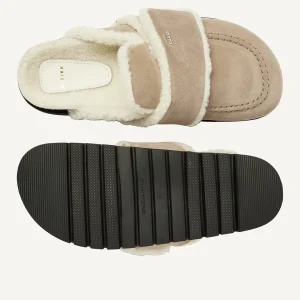 Outlet Teddy Fur Women Slip-On